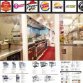 Shinelong Hot Sale fastfood Equipamento Com Rodas